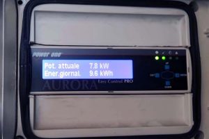 Monitoraggio remoto Aurora dell'impianto fotovoltaico